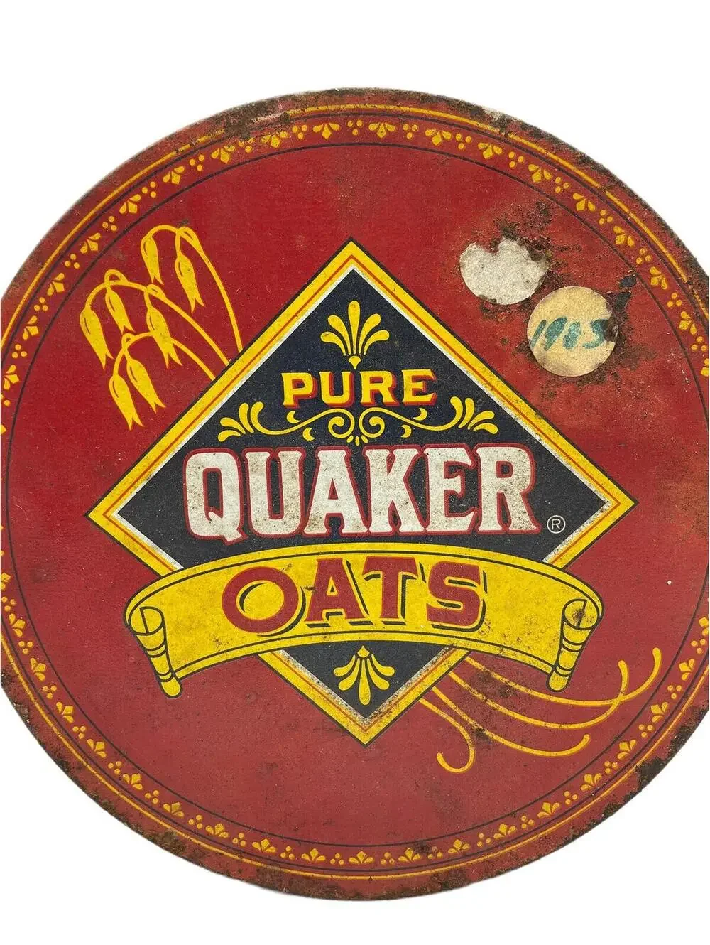 Vintage 1983 Quaker Oats Tin: Limited Edition Oatmeal Cookie Recipes
